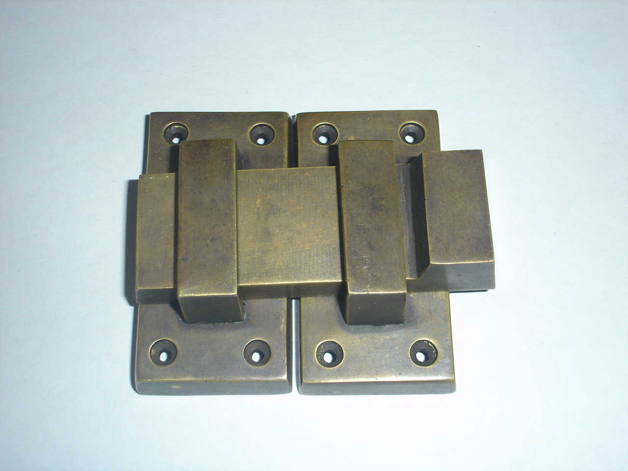 Brass door handle Code Q.006  size 85x85mm